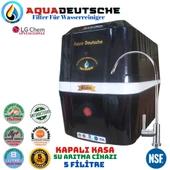 AQUA DEUTSCHE PREMIUM SİYAH BEYAZ 8 LİTRE 5 FİLTRE 10 AŞAMA SU ARITMA CİHAZI thumbnail 1
