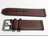 Fado& Fosil  Uyumlu &Her Saate Uyumlu greyzi  Deri Saat Kordonu 24  mm  (83)  bordo thumbnail 2