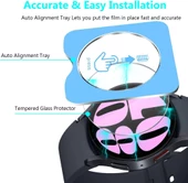 Samsung Galaxy Watch FE 40mm Kolay Uygulama Aparatlı Cam Ekran Koruyucu 01 - 3