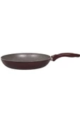 Mehtap Tava 26 cm Gri Granit Dış Bordo - 1