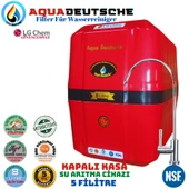AQUA DEUTSCHE PREMIUM KIRMIZI SİYAH 8 LİTRE 5 FİLTRE 10 AŞAMA SU ARITMA CİHAZI thumbnail 1