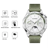 Huawei Watch GT6 / GT5 / GT4 41mm Kolay Uygulama Aparatlı Cam Ekran Koruyucu 01 (42/46MM DEĞİLDİR) thumbnail 4