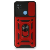 Smody Xiaomi Redmi 9C İle Uyumlu Kılıf Kamera Korumalı Sürgülü Yüzüklü Standlı Tank thumbnail 1