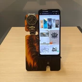 Telefon Tutucu Saat Tutucu Hediyelik Masaüstü Telefon - Saat Tutucu - 6