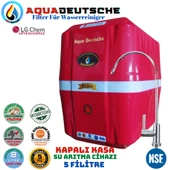 AQUA DEUTSCHE PREMIUM KIRMIZI BEYAZ 8 LİTRE 5 FİLTRE 10 AŞAMA SU ARITMA CİHAZI thumbnail 1