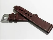 Fado& Fosil  Uyumlu &Her Saate Uyumlu greyzi  Deri Saat Kordonu 24  mm  (83)  bordo thumbnail 1