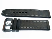 Fado& Fosil  Uyumlu &Her Saate Uyumlu greyzi  Deri Saat Kordonu 24  mm  (84)  gri thumbnail 2