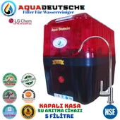 AQUA DEUTSCHE PREMIUM KIRMIZI-SİYAH 8 LİTRE 5 FİLTRE 10 AŞAMA SU ARITMA CİHAZI thumbnail 1