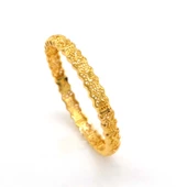 Çelik Kelepçe Altın Kaplama Kadın Hint Model BLZ-602 - 1