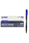 Gıpta Markör Asetat Kalemi S Mavi- 12 Adet - 1