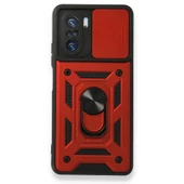 Smody Xiaomi Poco F3 İle Uyumlu Kılıf Kamera Korumalı Sürgülü Yüzüklü Standlı Tank thumbnail 1