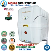 AQUA DEUTSCHE PREMIUM BEYAZ MONTAJ DAHİL 8 LİTRE 5 FİLTRE 10 AŞAMA SU ARITMA CİHAZI thumbnail 1