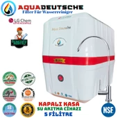 AQUA DEUTSCHE PREMIUM BEYAZ KIRMIZI MONTAJ DAHİL 8 LİTRE 5 FİLTRE 10 AŞAMA SU ARITMA CİHAZI - 1
