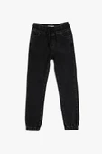 Koton Erkek Çocuk Kot Pantolon Jogger Beli Lastikli Cepli Pamuklu - Jegging Jean - 1