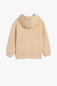 Koton Erkek Çocuk Kapşonlu Sweatshirt Slogan Baskılı Uzun Kollu Pamuk Karışımlı - 2