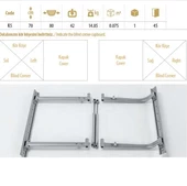 Çağdaş Tezgah Altı Kör Köşe Sepeti Kapak Bağlantılı - 3