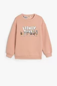 Koton Kız Çocuk Looney Tunes Sweat Lisanslı Bisiklet Yaka Uzun Kollu Şardonlu - 1