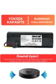 Philips 300010187021 Robot Süpürge Bataryası (YÜKSEK KAPASİTE) 6400MAH Robot Süpürge Batarya - 1