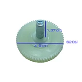 Mini Cooper için Panaromik Sunroof Motor Dişlisi (62 Diş, Çap:4,9 cm ) - 12