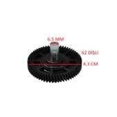Mini Cooper için Panaromik Sunroof Motor Dişlisi (62 Diş, Çap:4,9 cm ) - 3