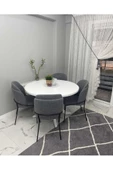 Kaktüs Avm 6'lı Mutfak Sandalyesi Yemek Odası Sandalyesi Salon Sandalyesi Yemek Masası Sandalyesi - 1