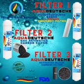 AQUA DEUTSCHE PREMIUM BEYAZ POMPALI MONTAJ DAHİL 8 LİTRE 5 FİLTRE 10 AŞAMA SU ARITMA CİHAZI - 4