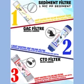 LİGHT GASTRO AÇIK KASA 3 ÖN FİLTRE SETİ thumbnail 2