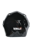 VRT MB808 Full Face Çene Açılır Güneş Vizörlü Motosiklet Kaskı M Beden Siyah - 6
