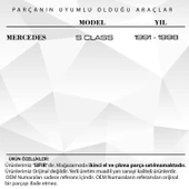 Mercedes S Class W140 için Güneşlik Ayağı - 2