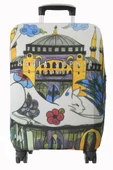 My Saraciye 121 Ayasofya / Hagia Sophia KEDİ VALİZ / BAVUL Büyük, Orta, Kabin Boy Kılıf Seti - 121 Ayasofya / Hagia Sophia KEDİ - 5