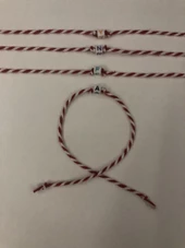 4 ADET HARFLİ MARTENİÇKA BİLEKLİK - 1