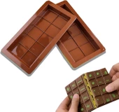 10 Bölmeli Çikolata Kalıbı 23-13 Cm Dubai Çikolatası Kalıbı Bisküvi Bölmeli Mini Kalıbı Kek Kalıbı - 5