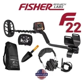 FISHER F22 DEFİNE DEDEKTÖRÜ - 28cm DD Başlık ile - 1