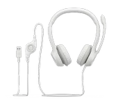 LOGITECH H390 MIKROFONLU BEYAZ KULAKLIK  981-00128 - 3