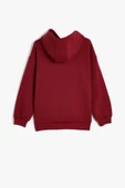 Koton Kız Çocuk Kapşonlu Sweatshirt Baskılı Uzun Kollu Üç İplik - 2