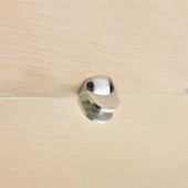 Metal Cam Raf Tutucu Cam Etejer Tırnak Lüx Menteşesi Krom Metal Vidalı 12 mm (4 Adet) - 3