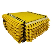Lastik Sonlandırma Bariyeri Otopark Araç Stoperi Demiri Ölçüleri 180cm Ø60mm 2mm - 3