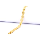 Çelik Bileklik Altın kaplama Kadın Sıralı Damla Model BLK-1055 - 1