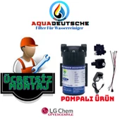 AQUA DEUTSCHE PREMIUM KIRMIZI-BEYAZ POMPALI MONTAJ DAHİL 8 LİTRE 5 FİLTRE 10 AŞAMA SU ARITMA CİHAZI - 2