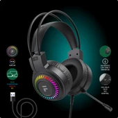 Fashcolle 7.1 Virtual Surround Rgb Profesyonel Oyuncu Kulaklığı (FC8100B) - 5