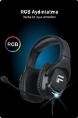 Fashcolle G900 7.1 Virtual Sound Oyuncu Kulaklığı - 5