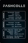 Fashcolle G900 7.1 Virtual Sound Oyuncu Kulaklığı - 8