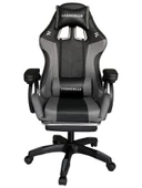 Fashcolle Dynamic Masajlı Gri-Siyah Oyuncu Koltuğu - 1