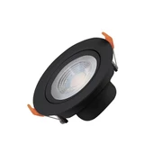 ACK AD01-00501 5W Siyah 3000K Sıva Altı Yuvarlak Led Downlıght - 1