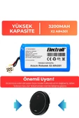 Arzum Robotek X2 AR4301 Robot Süpürge Bataryası (YÜKSEK KAPASİTE) 3200mAh Robot Süpürge Pil - 1