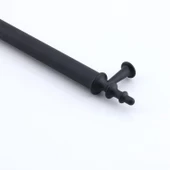 Ovacık Siyah Metal Kulp 128 mm Mobilya Çekmece Mutfak Dolabı Dolap Kulpları Kulbu Kulpu Siyah - 6
