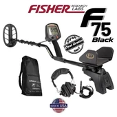 FISHER F75 BLACK DEFİNE DEDEKTÖR - 28cm DD Başlık İle - 1