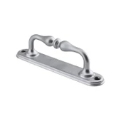 Küçük Kıvrık Çekme Kolu Sürgülü Kapı Tutma Kulpu Kulbu Tutamağı Kol Mat Krom Renk 12 Cm İki Vidalı - 5
