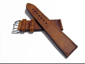 Fado& Fosil  Uyumlu &Her Saate Uyumlu greyzi  Deri Saat Kordonu 22  mm  (89 ) kahve thumbnail 1