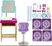 Barbie Wellness Işıltı Dolu Spa Günü Oyun Seti HCM82 - 5